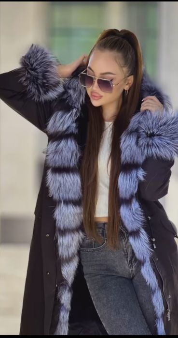 Парка чернобурка