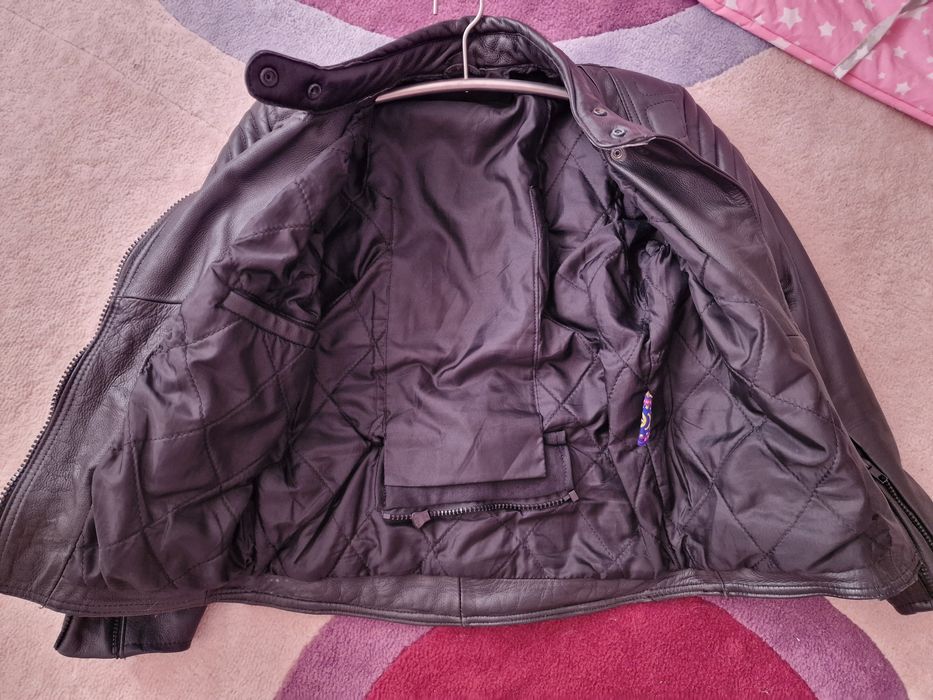 Дамско Мото Кожено Яке