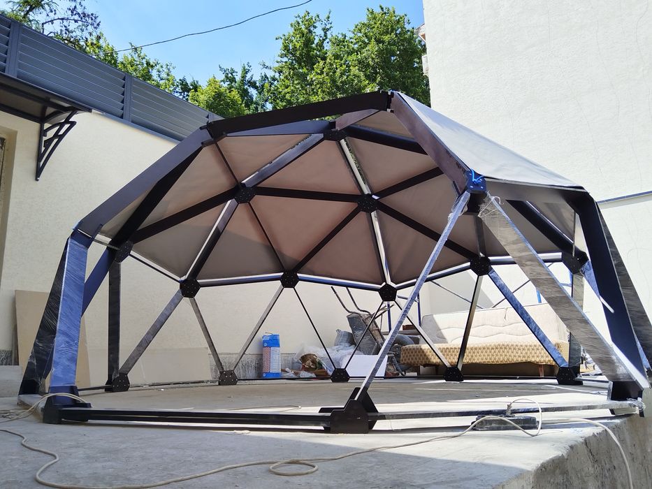 Беседка, куполная беседка, гумбаз, аура, глампинг.Besedka, kupolnaya b