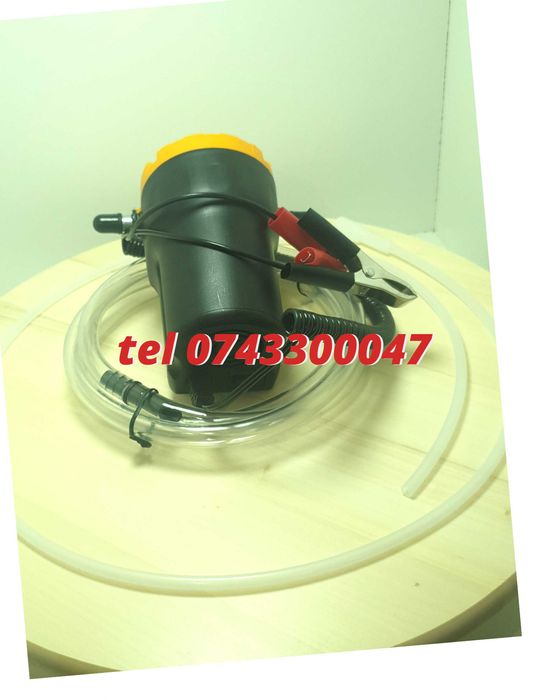 Pompita Electrica De Transfer Extractor 150L / H 12V Alimentare 12V Auto Utila Pentru Garaj Service Si Atelier Conform Specificatiilor Din Titlu