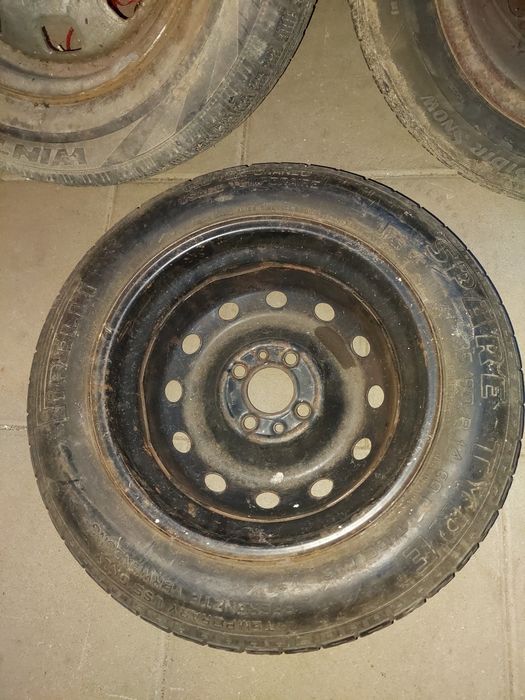 Roata rezerva slim Fiat Punto 4x100 mm,135/80/14