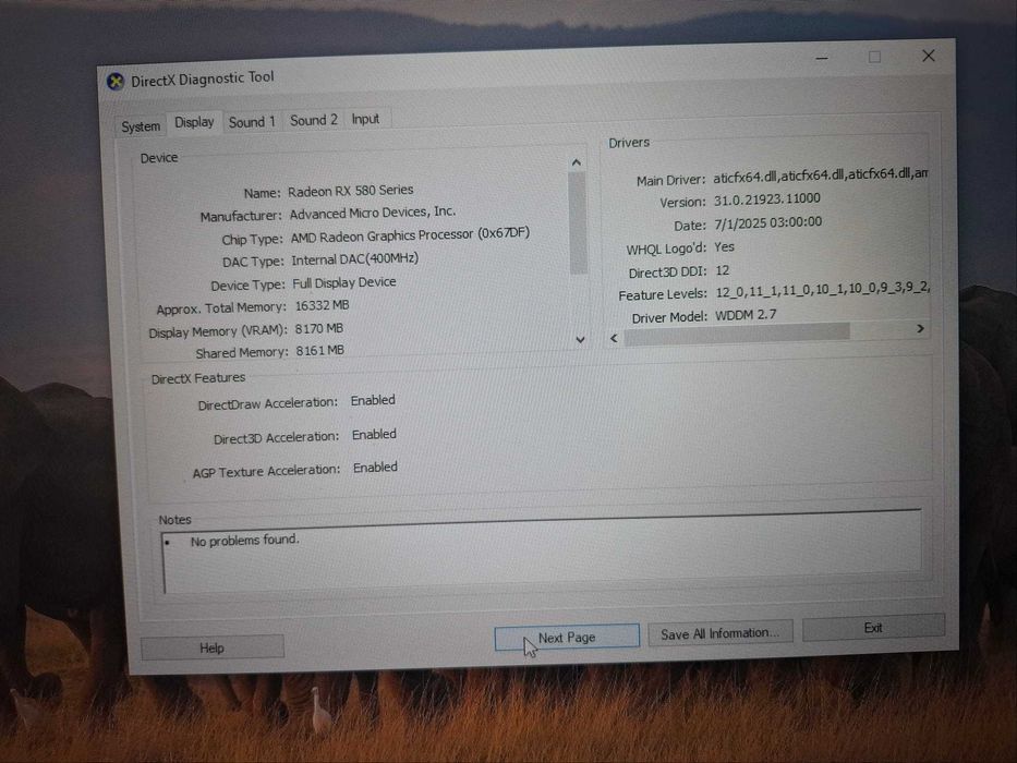 PC Gaming i7-4771, RX 580 8GB, 16GB RAM, SSD+HDD 2TB
