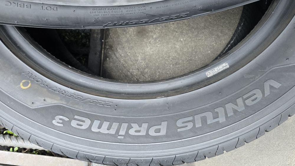 2 anvelope vară Hankook 225/55/17