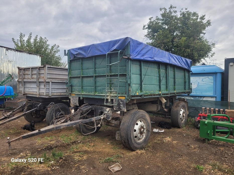 Remorca agricolă 10 tone, roți tubeless