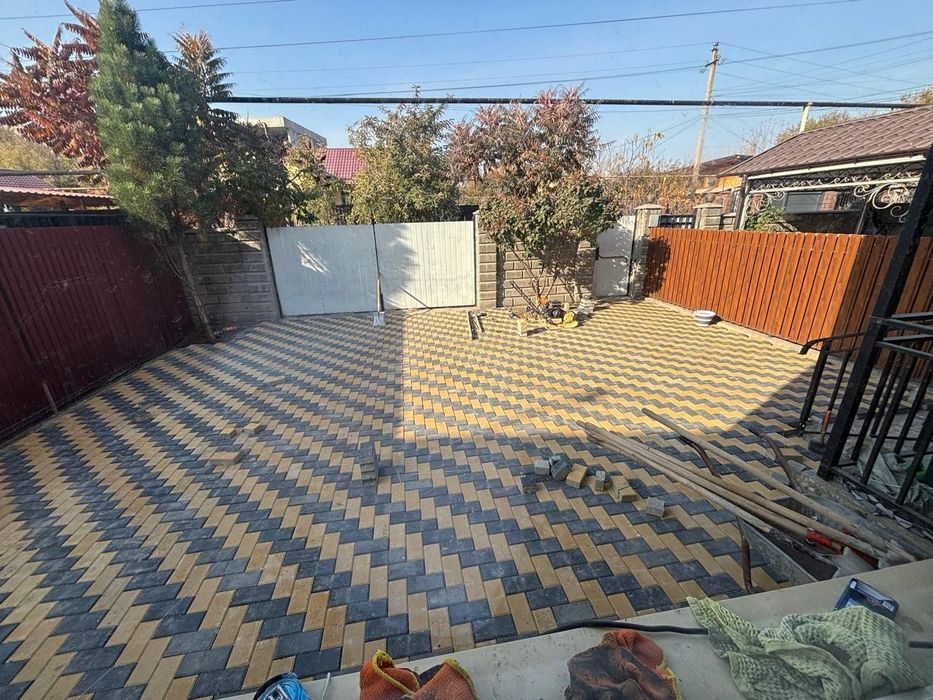 Укладка брусчатки