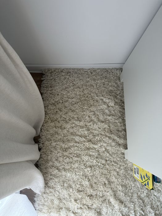 Covor alb pufos Zara Home 200x300 cm