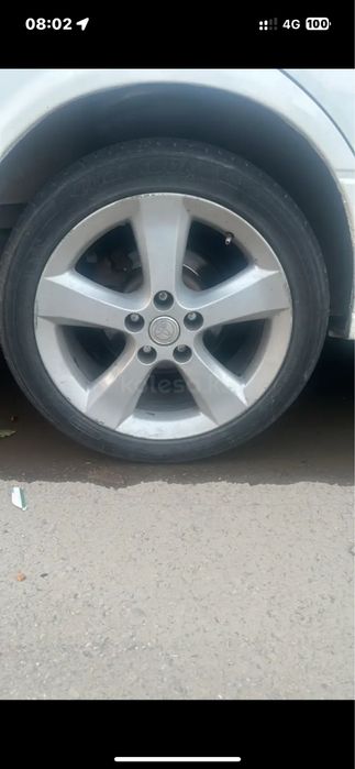 R17 титановые диски с покрышками