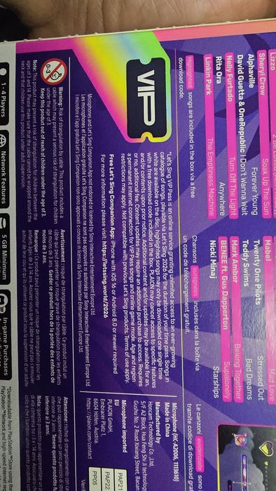 Pachet joc Let's sing 2026, microfon inclus, nou