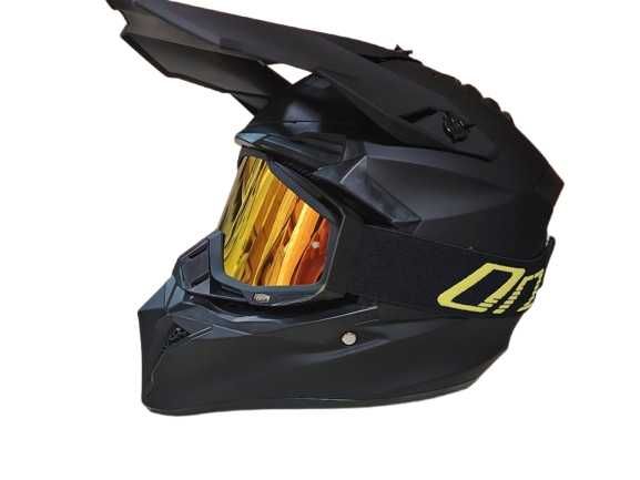 Каска Крос Мотор/Скутер/Бъги/Вело/АТВ + Очила -195-3