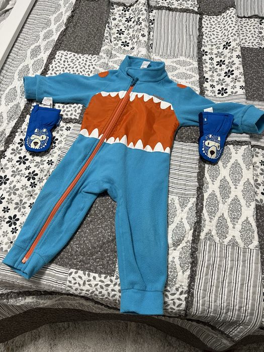 Зимен полар космонафт и ръкавици Decathlon