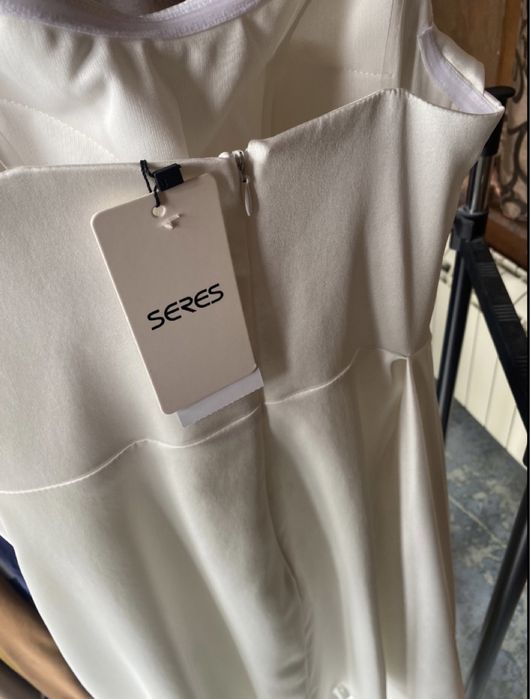 Официална бяла къса рокля Dizi с етикет / S размер