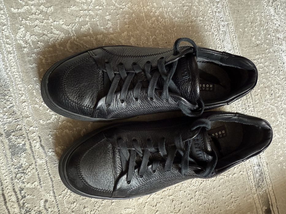 Брендовые кожаные кеды Fratelli Rossetti