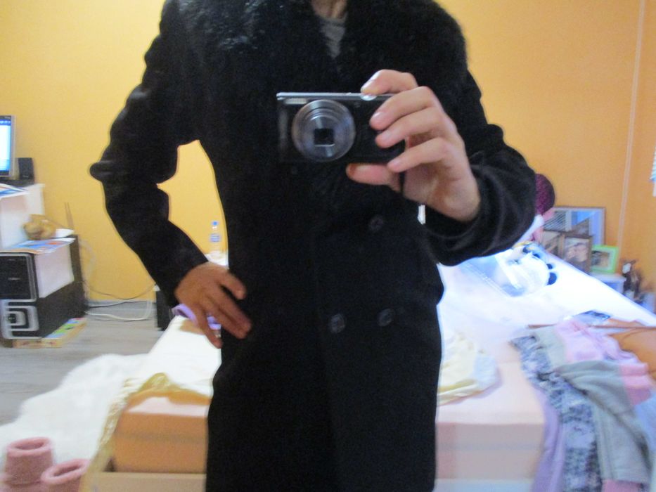 Дамско палто черно