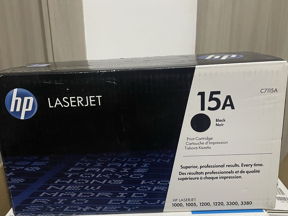 Titlu anunț: Cartus Toner Original HP 15A (C7115A) Negru - Nou / Sigilat