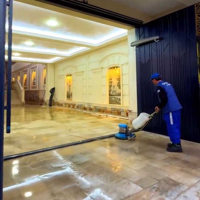 Bruschatka va kafel tozalash | Чистка брусчатки и плитки | Ташкент