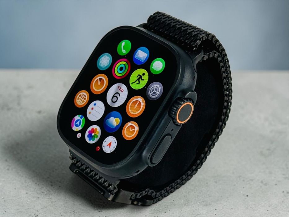 Apple Watch Ultra 3 5G 2025 49mm Black Ti Black TML M Milanese Band! 100% Батерия! Гаранция!