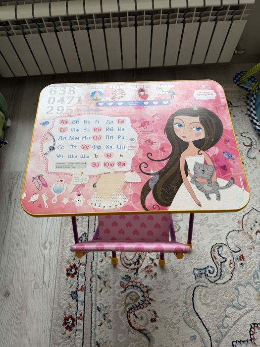Детский столик со стульчиком «Принцесса»