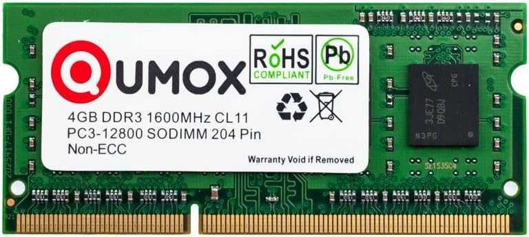 RAM памет Qumox 2x4GB DDR3 1600Mhz SODIMM