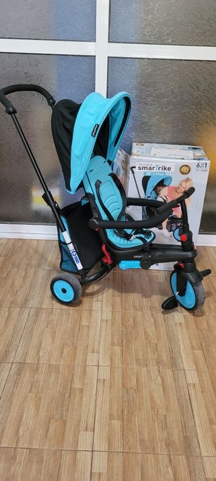 Tricicleta pliabila Smart Trike 6 in 1 STR3 Albastru