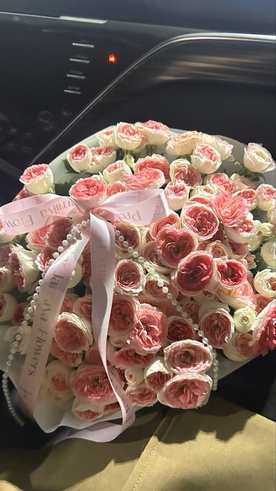 Цветы,кустовые розы