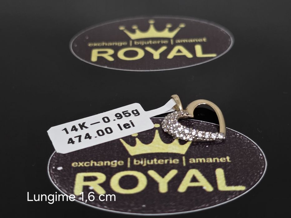 Bijuteria Royal: Pandantiv aur 14k/0.95 gr