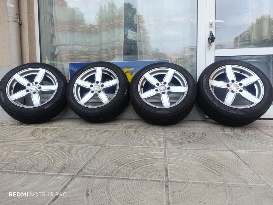 Алуминиеви джанти 5х120 17 със зимни гуми
