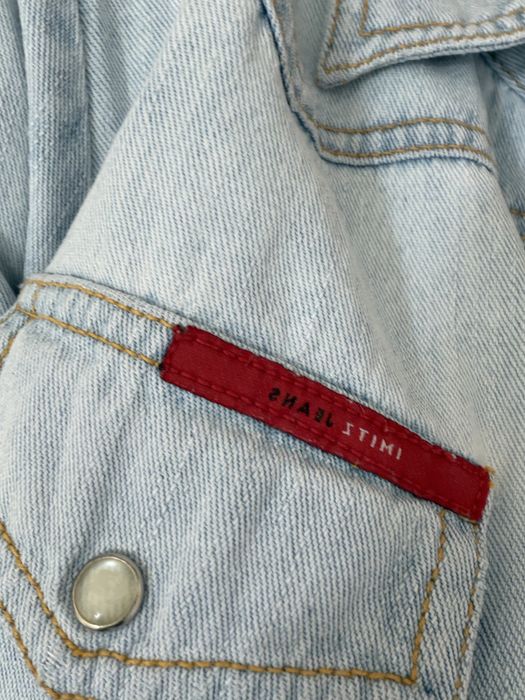 Camasa    din denim cu capse
