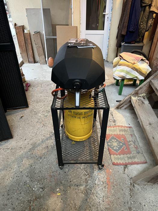 Ooni koda 12 cuptor pizza cu butelie si masa cu roti