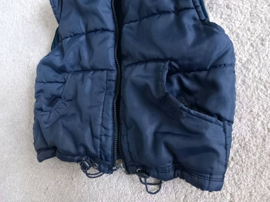 Детски капитониран елек за Момче, син цвят, за 3-4 г