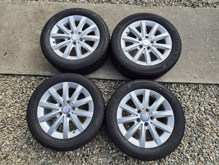 Roti/Jante Mercedes A B Class W246 W242 anvelope iarna 205 55 16
