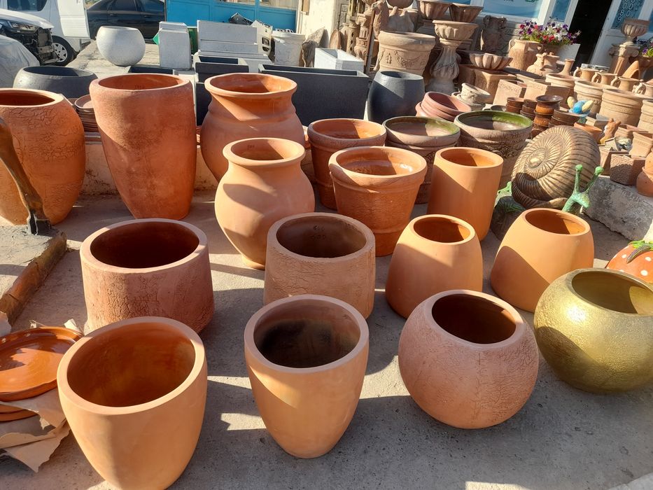 Kashpo vazon sopol tuvaklar