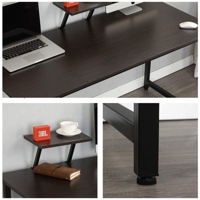 Промо Цена!Бюро в индустриален тип с стоика за монитор