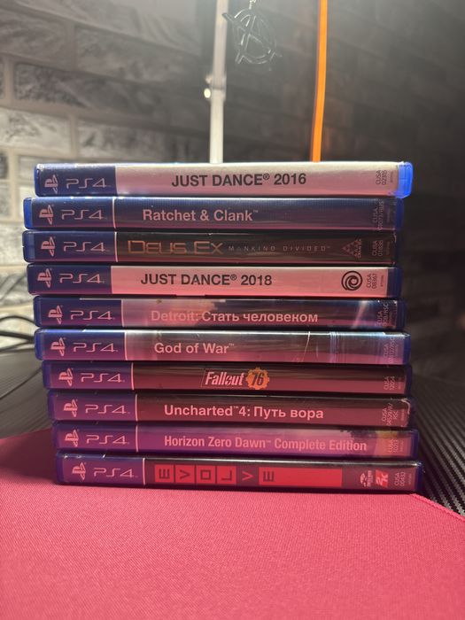 Игры, диски на ps4 б/у