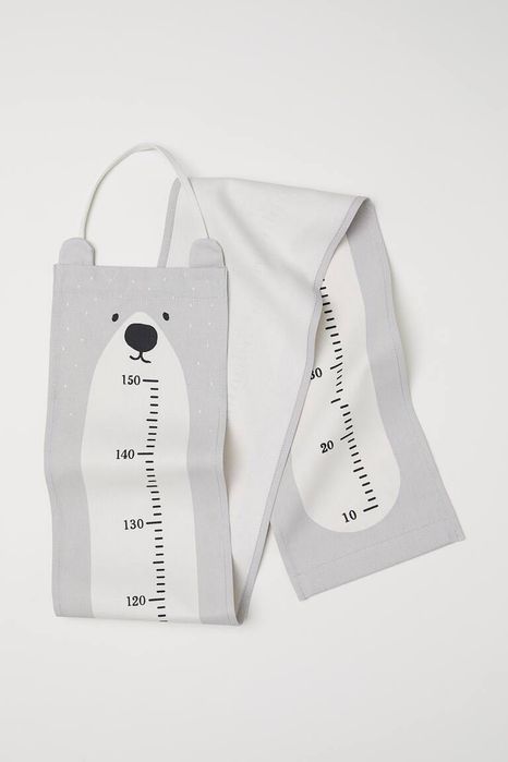 Детски текстилен метър за измерване на ръст H&M