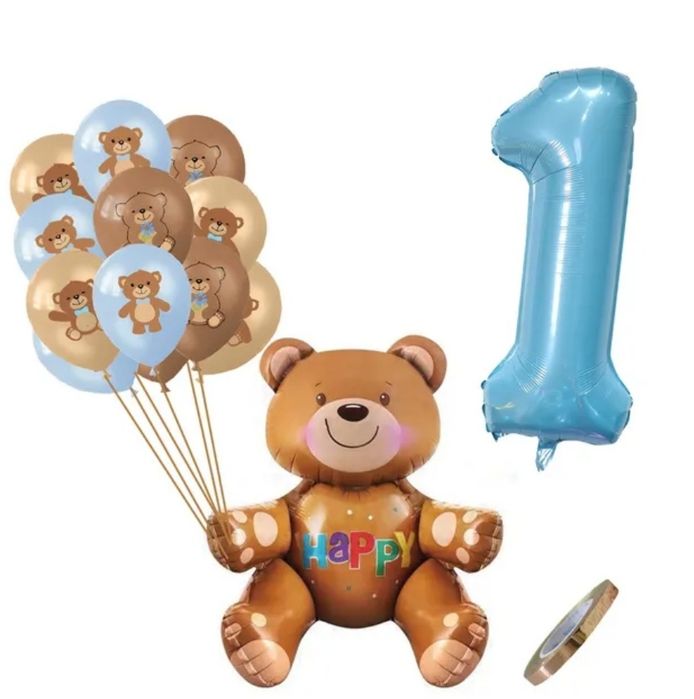 Парти сет Baby Boss, Първо зъбче,  бебе,мече  и Кръщене