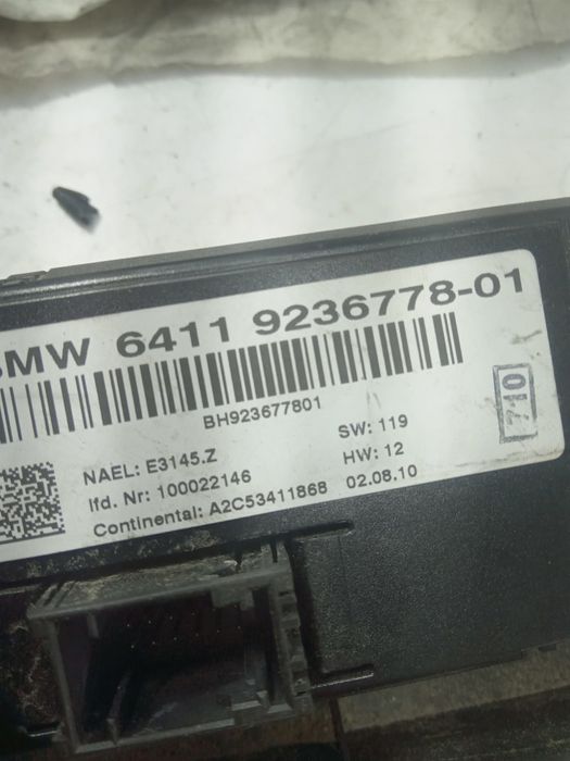Panou comanda clima AC 64119236778-01 BMW Seria 1 E81/E82/E87/E88 (facelift) (2007 - 2012)