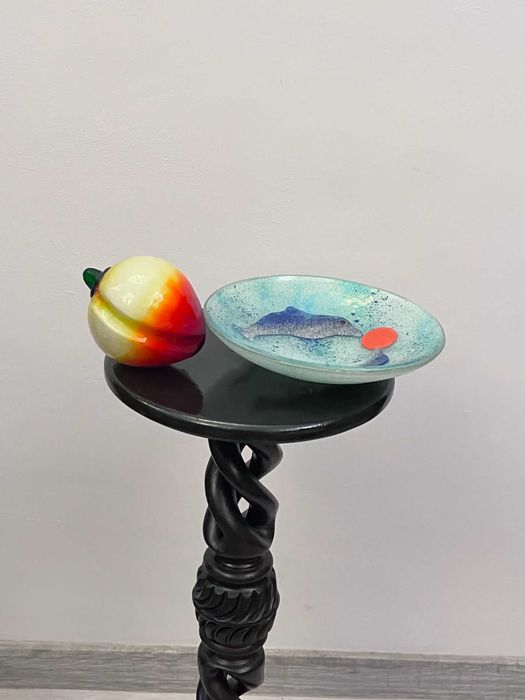 Set bibelou si platou vechi cristal de MURANO bibelouri ieftine marcat