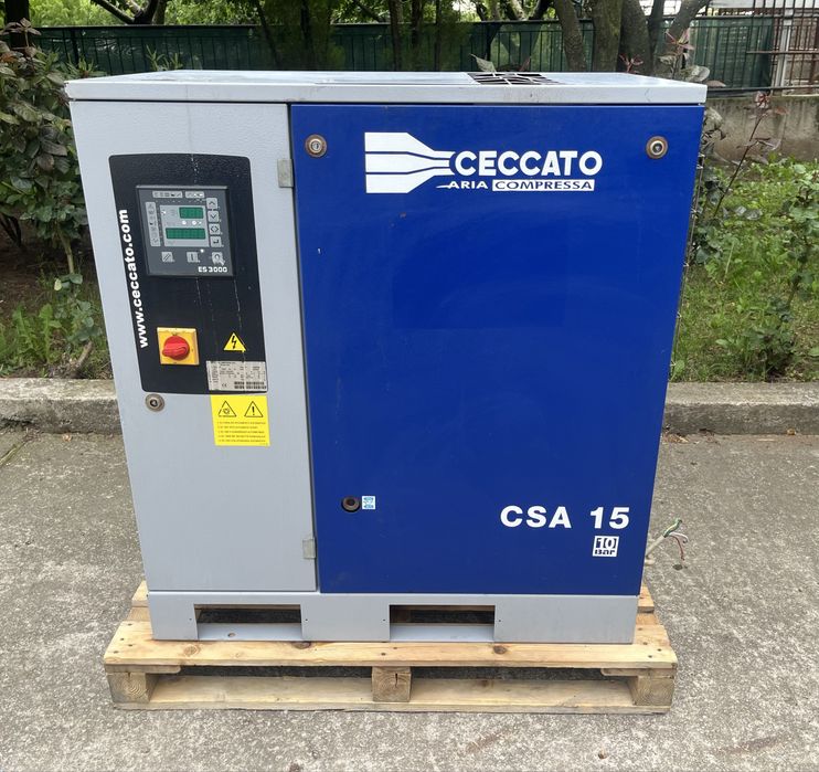 Винтов компресор Ceccato CSA 11kw 1550lt Обслужен!