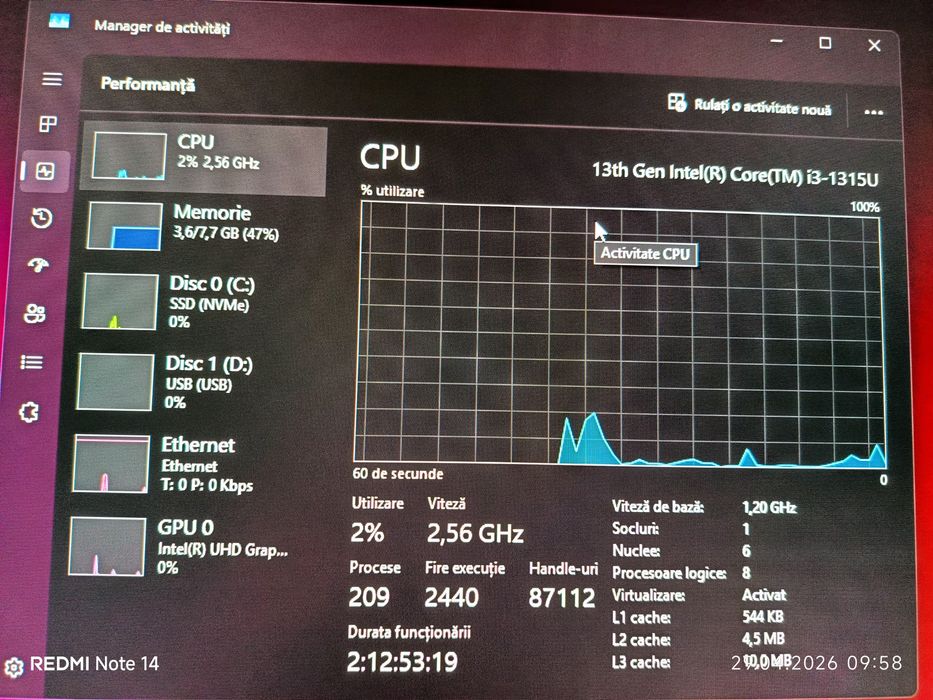 Lenovo Neo 50a Gen 5 – Gaming ușor, 100Hz, i3 13th Gen