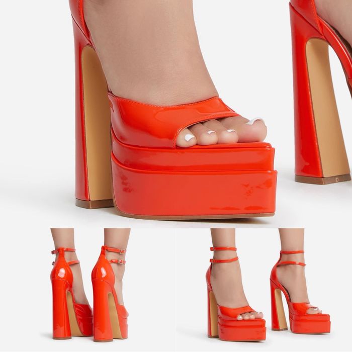 Високи Оранжеви токчета