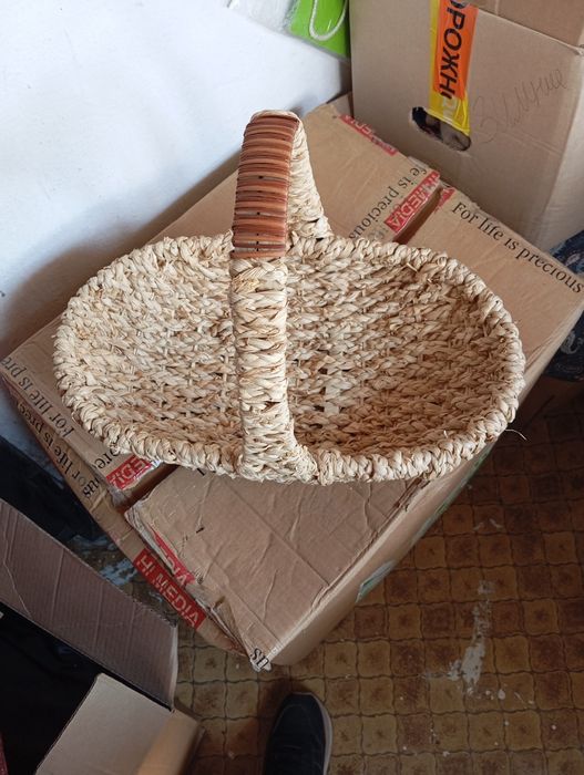 Корзина плетёная очень компактный