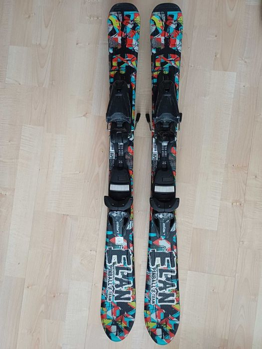 Schiuri Elan, 90 cm si clapari Alpina marimea 28