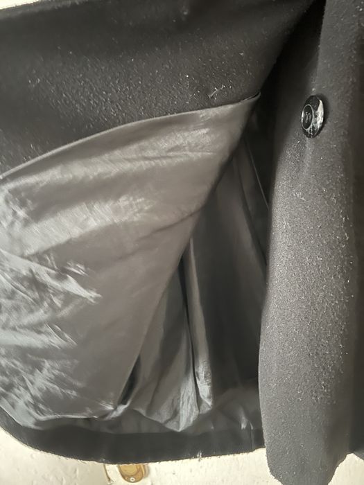 Дамско черно палто