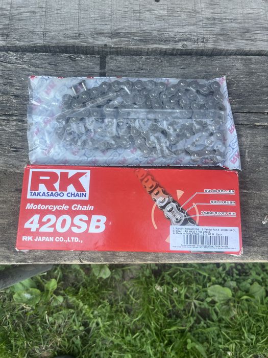 Чисто нова японска верига RK 420SB / 104 звена (130 см)