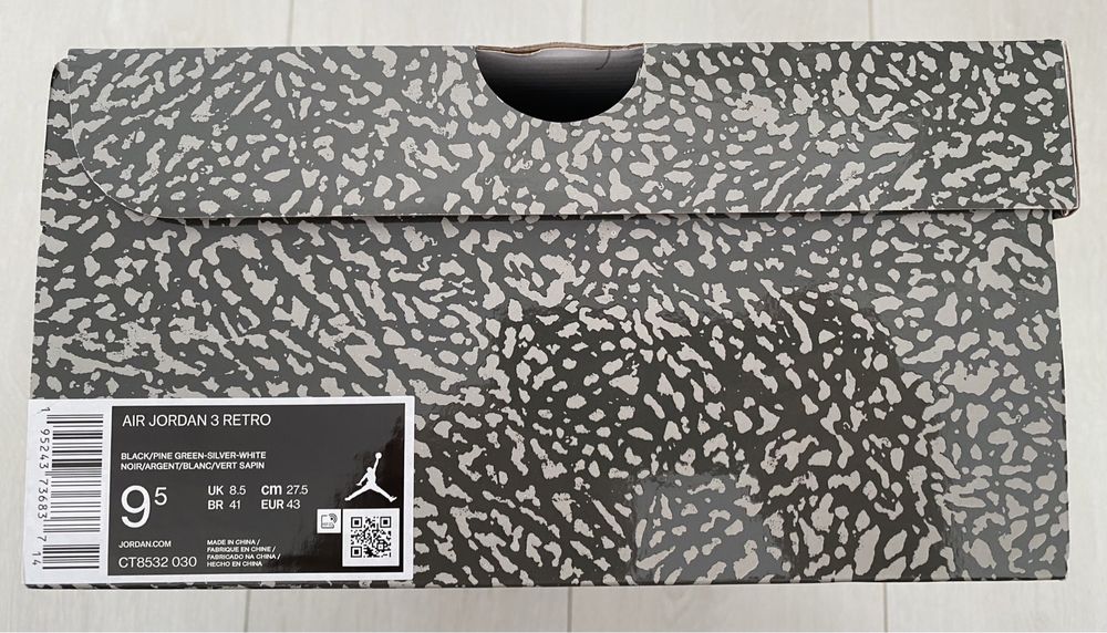 Vand adidasi AIR JORDAN 3 Retro, originali, noi la cutie