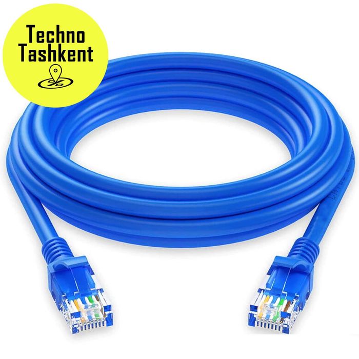 Lan кабель Cat5/6 (Сетевой кабель) 1,5/3/5/10/15/20/50m (Dostavka Bor)