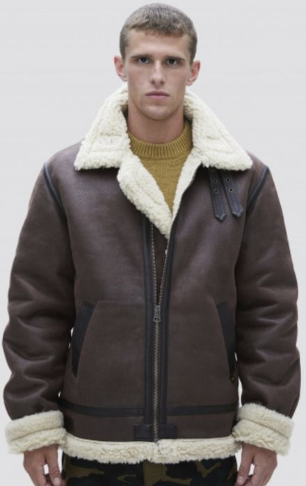 Дубленка бомбер B3  Alpha Industries