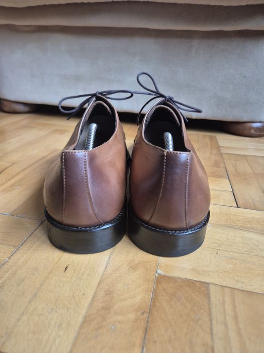 Pantofi Premium Wilvorst Talpă Cusută, Derby Piele, Bărbați - 45