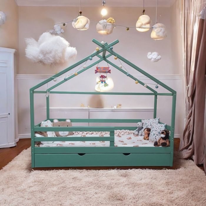 Детско легло - къщичка, тип Монтесори