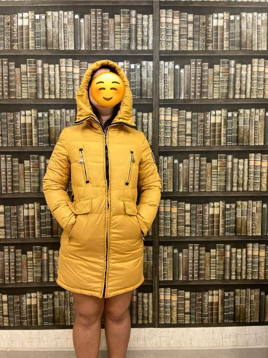 Куртка пуховик удлиненная